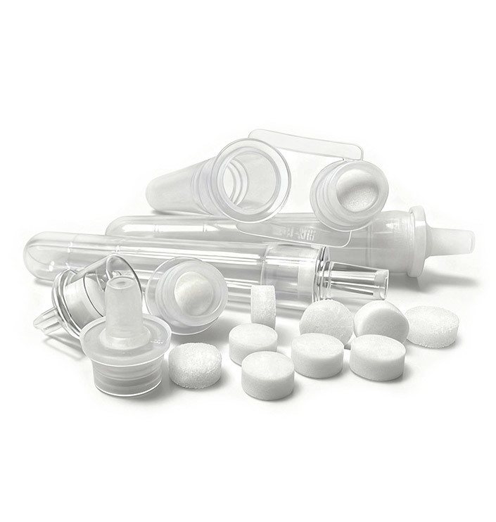 Antigen Detection Filter Cartridge - 5-50 Micron Enzyme-Free UHMW-PE Frit
