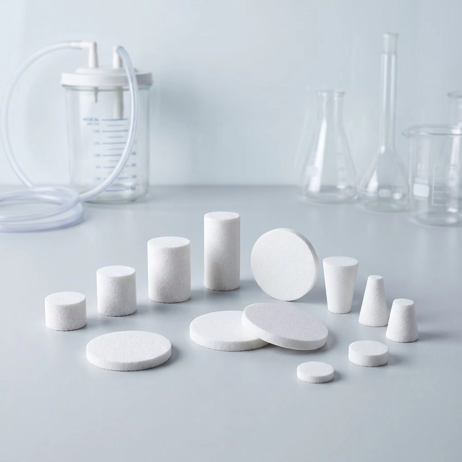 UHMWPE Sintered Self-sealing Filter: Instant Seal Upon Contact with Water, Zero Leakage Porous Plastic Media