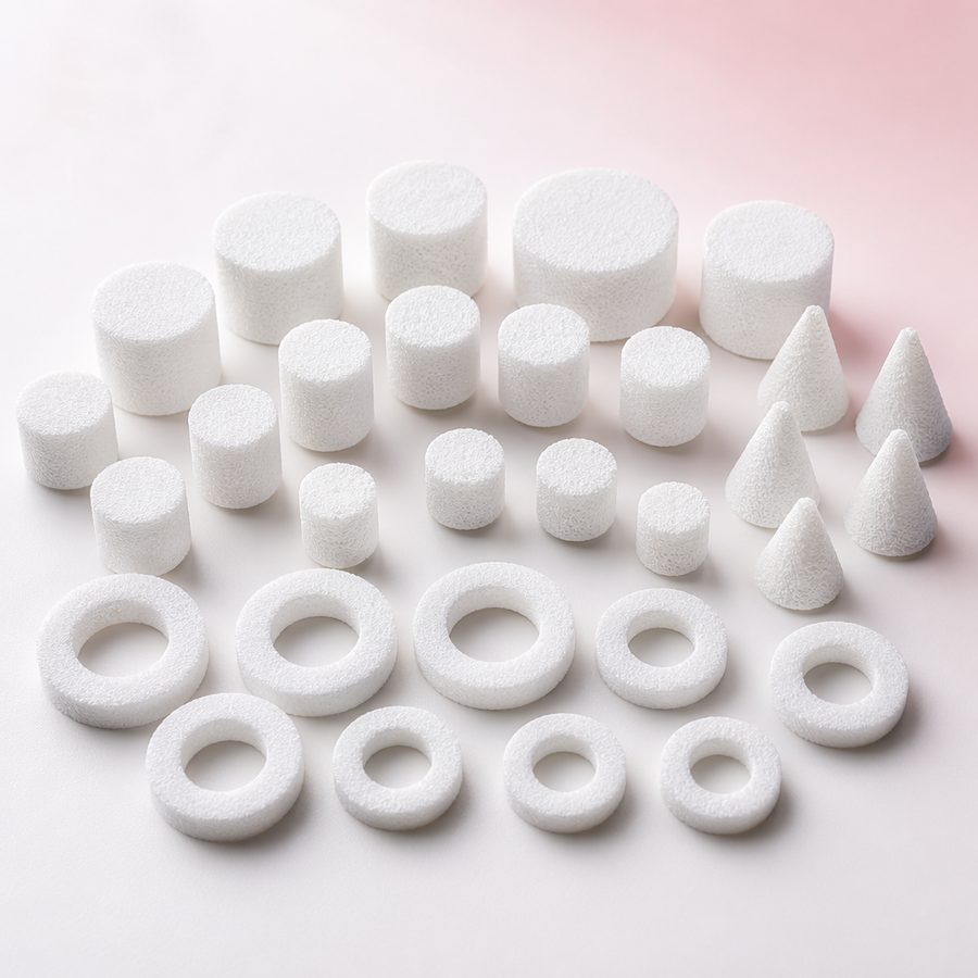 Hydrophobic Sintered PE Air Filter for Cosmetic Pumps & Perfume Packaging